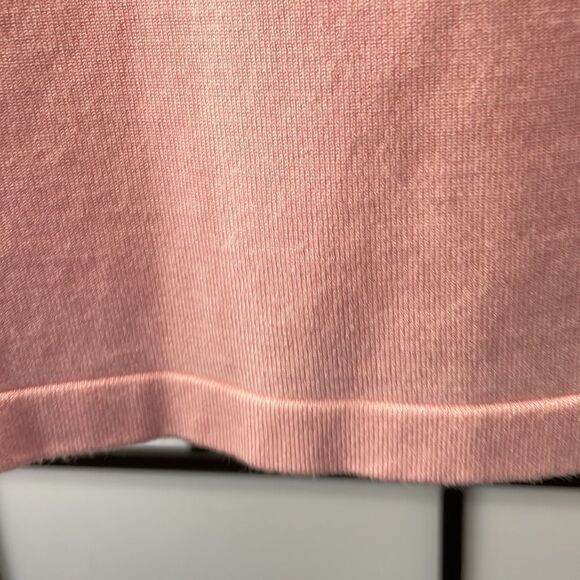 [M] Laura Petite Petal Sofest Petal Pink Sweater Vest Preppy y2k Clueless Style - Picture 5 of 8